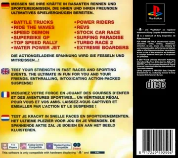 All Star Action (EU) box cover back